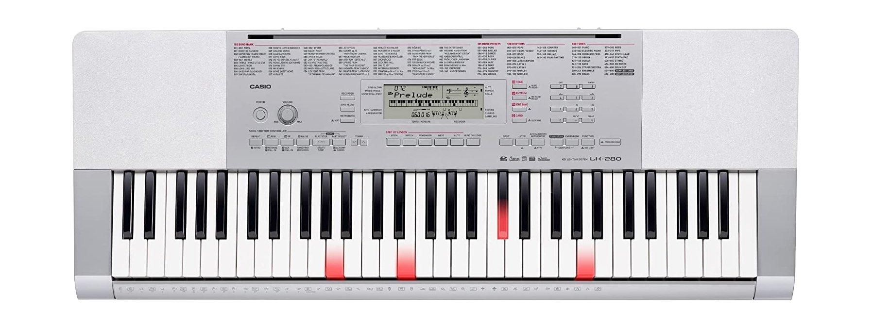 Casio LK-280 61-Key Lighting Personal Keyboard