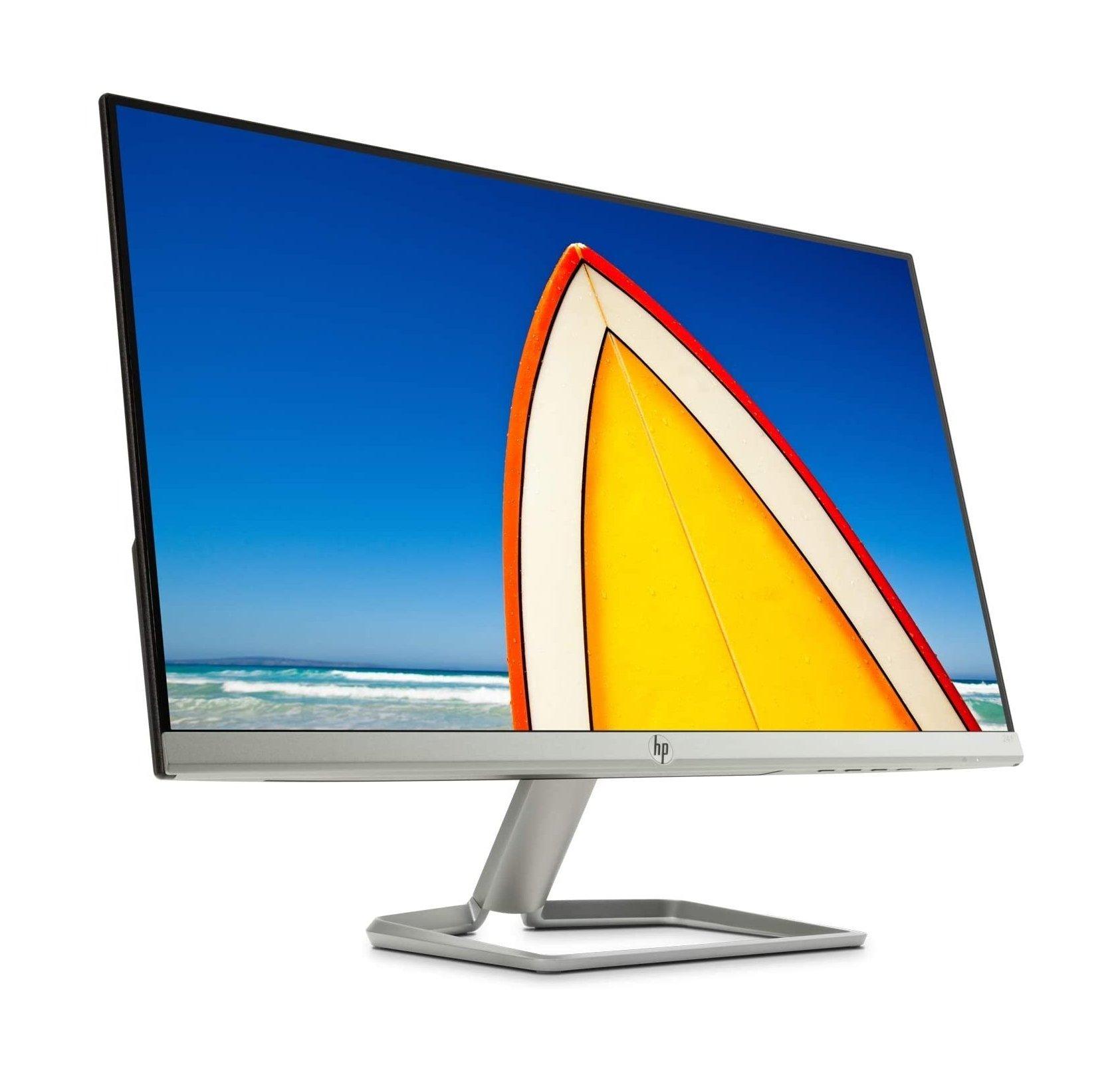 HP 24F-2XN60AS 24" FHD Monitor - Black/Silver