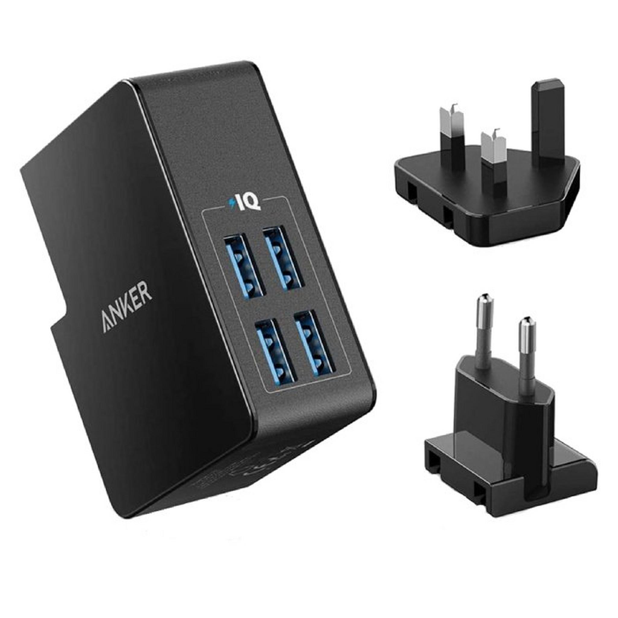 Anker PowerPort 4 Lite Wall charger (A2042L11) - Black