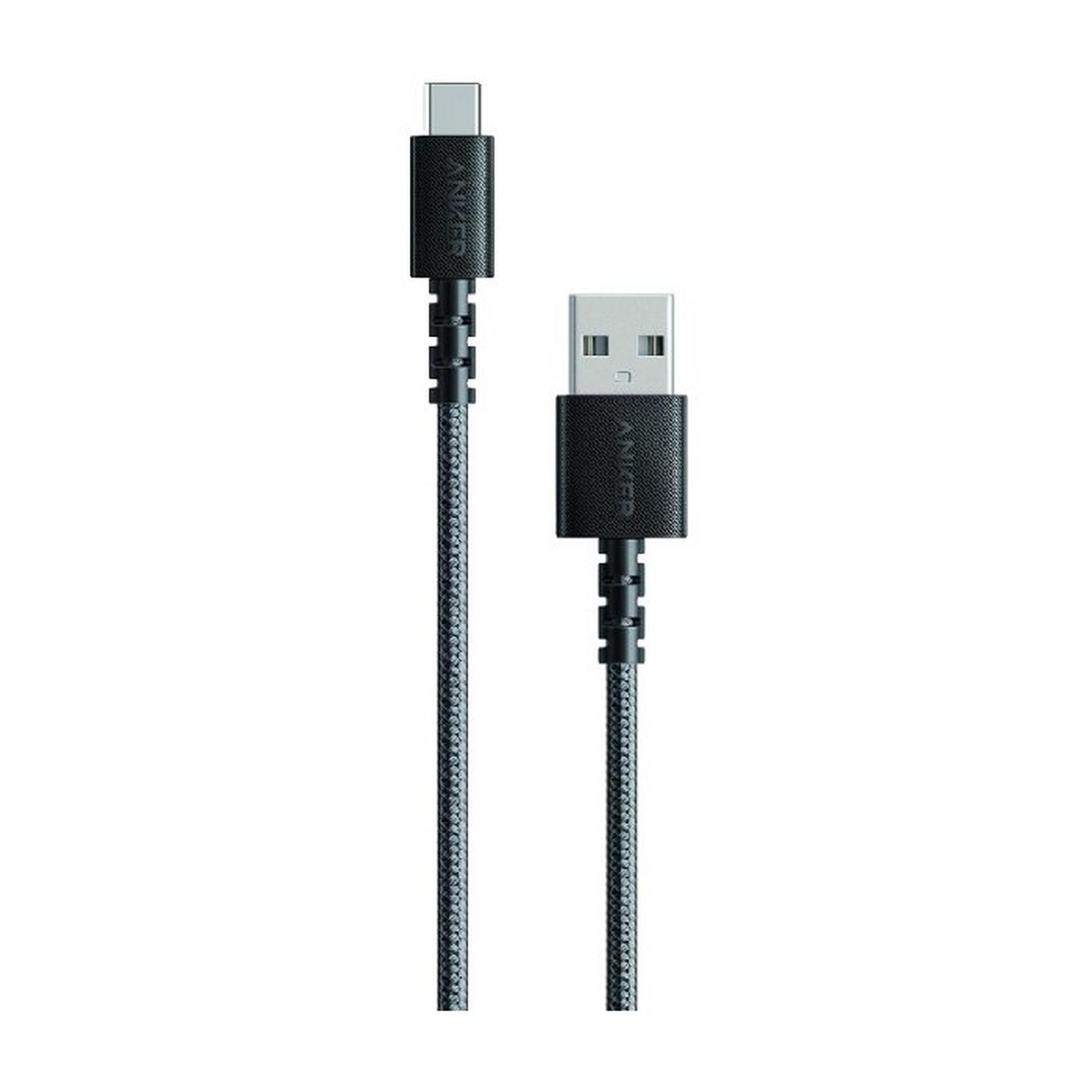 Anker PowerLine USB-A to USB-C Cable 3ft - Black