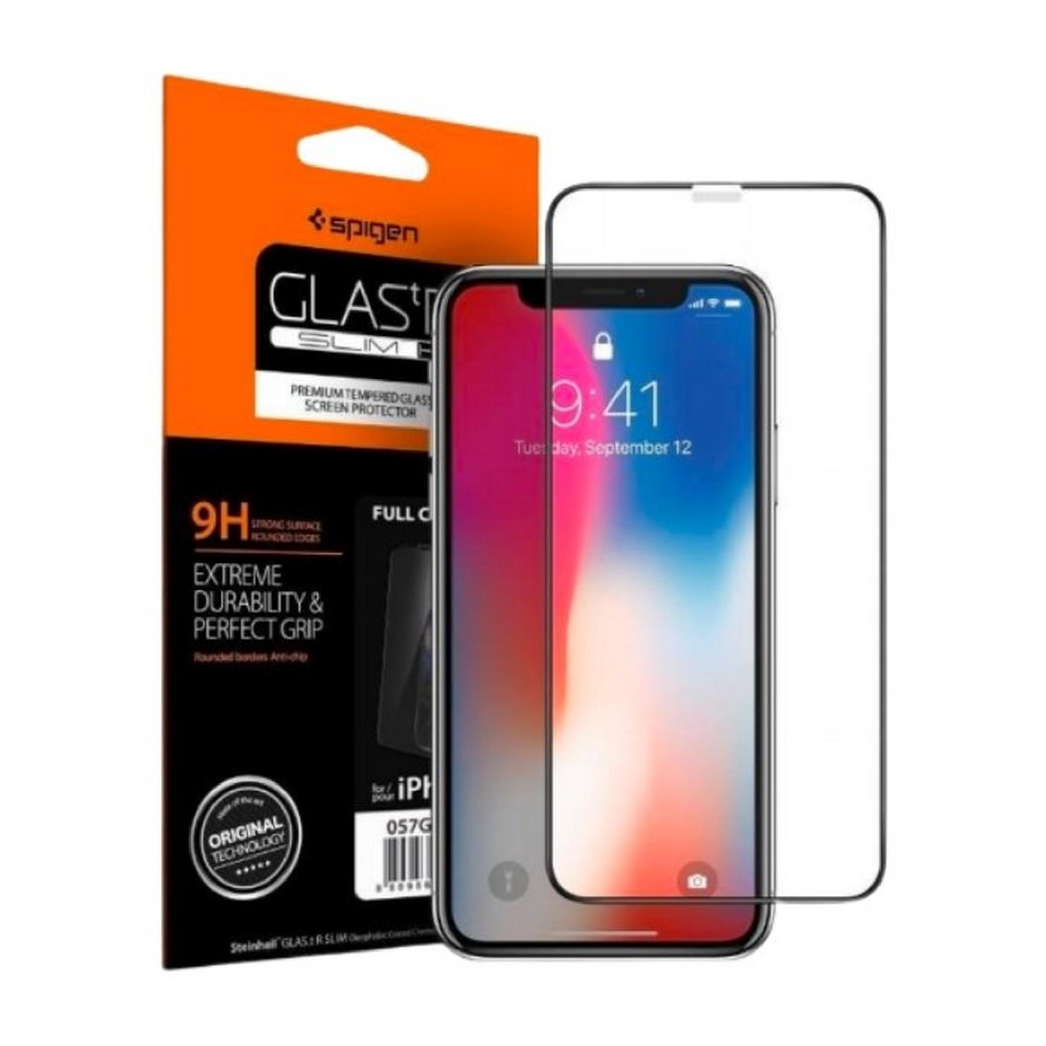 Spigen iPhone 12 Pro Max Full Coverage HD Tempered Glass Screen Protector
