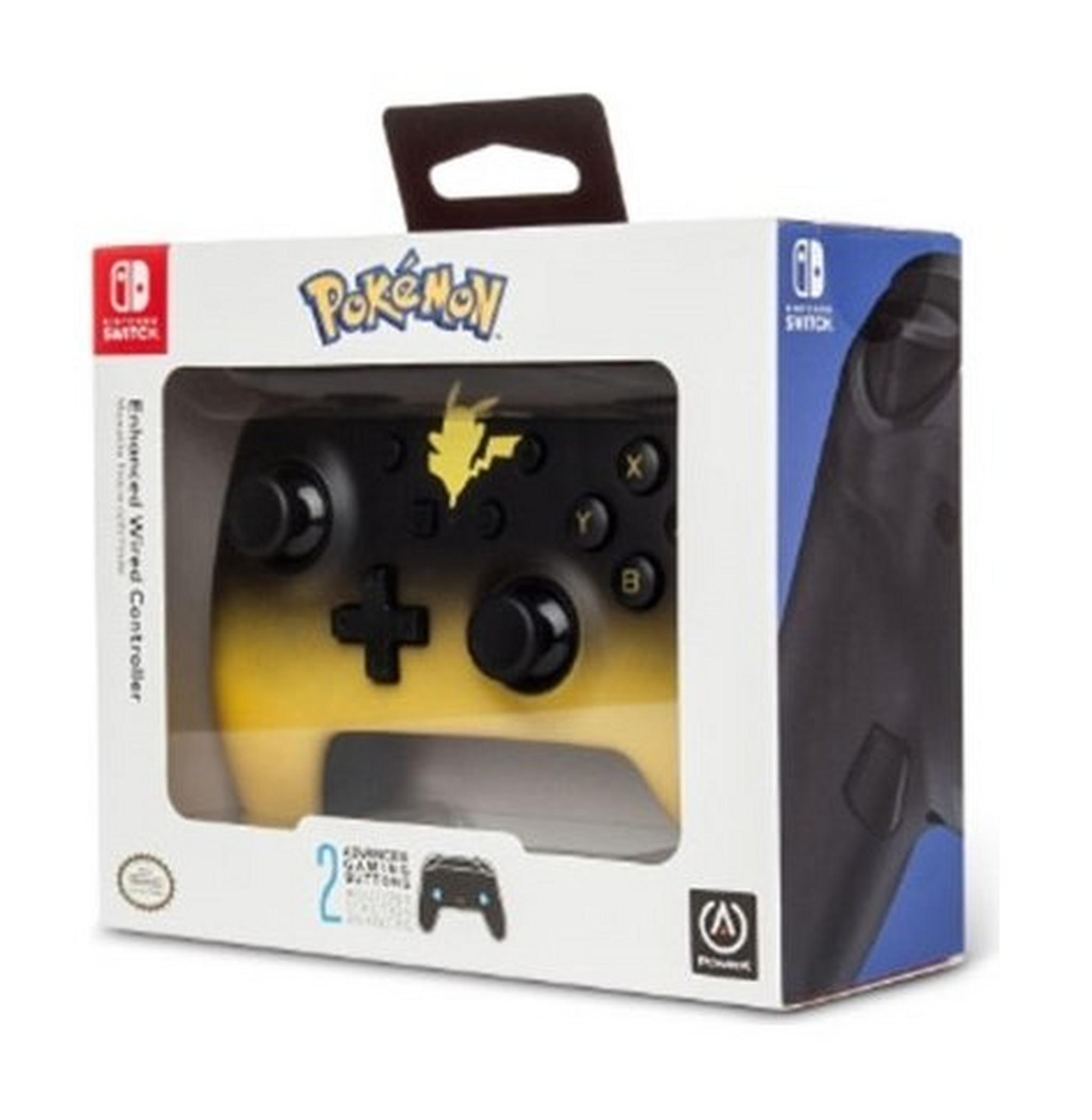 PowerA NS Pokémon Enhanced Wired Controller – Pikachu Fade