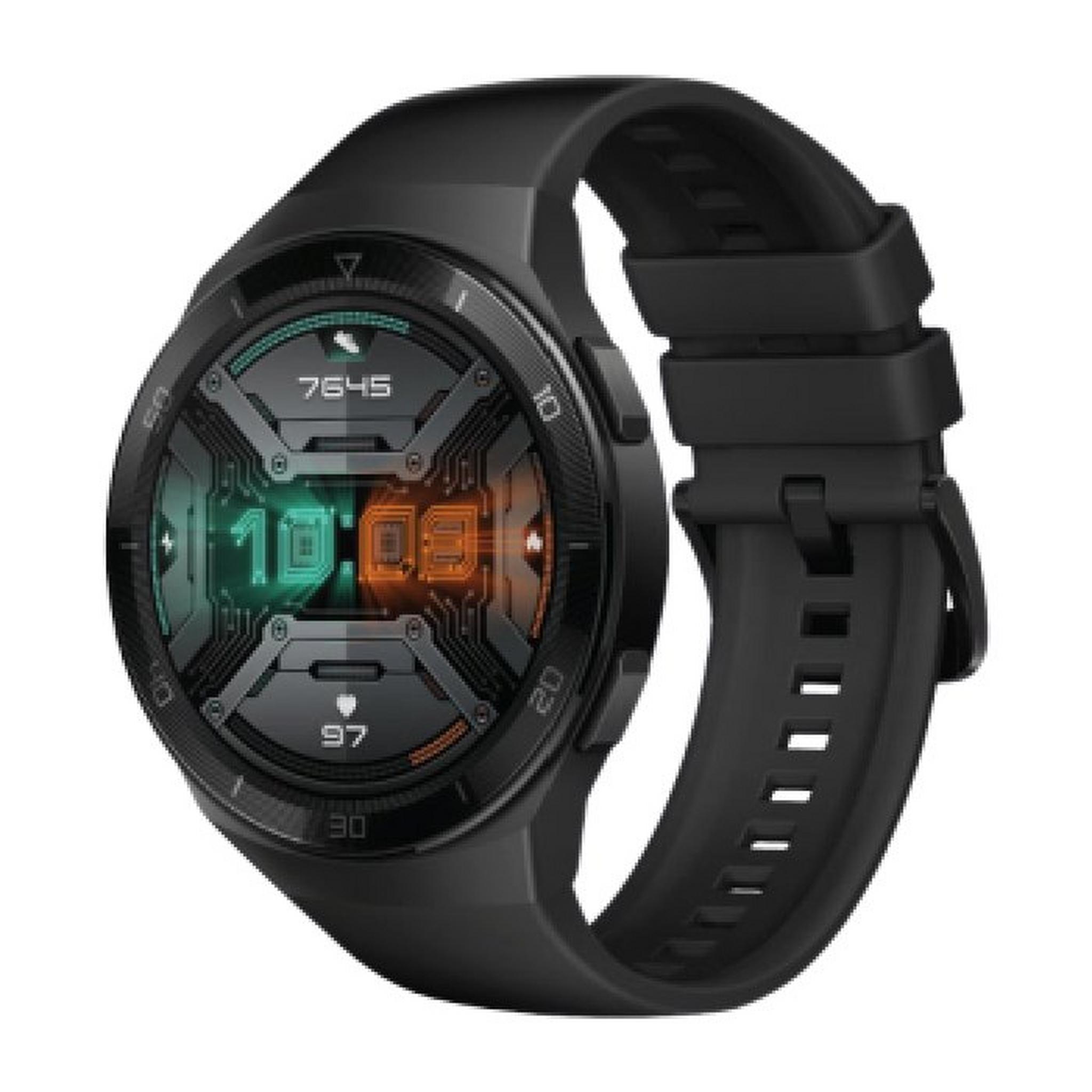 Huawei Watch GT2e, 42mm, Plastic body, Rubber Strap - Black
