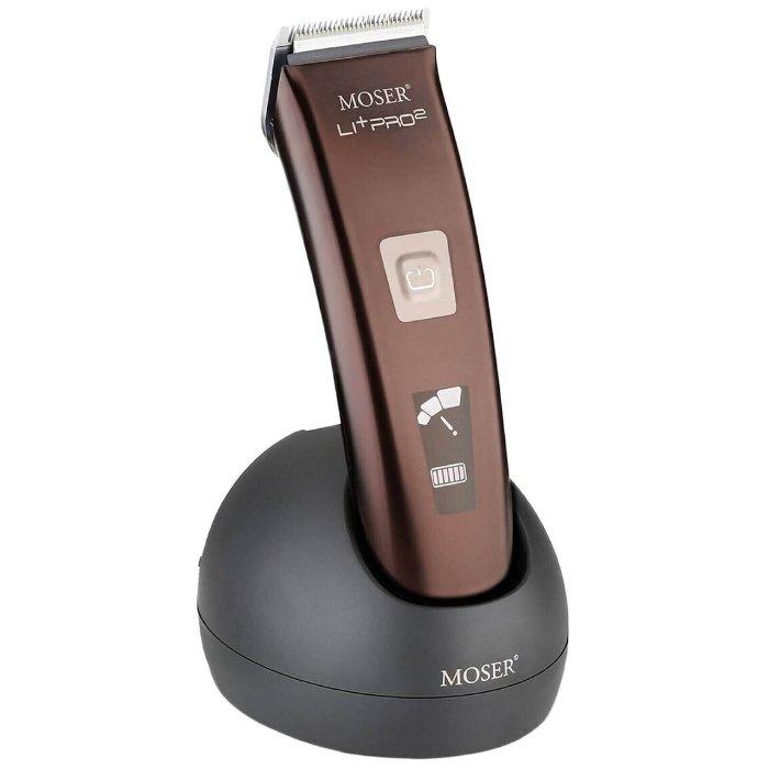 Moser Li+ Pro2 Hair Clipper, 1888-0151 - Metallic Burgundy