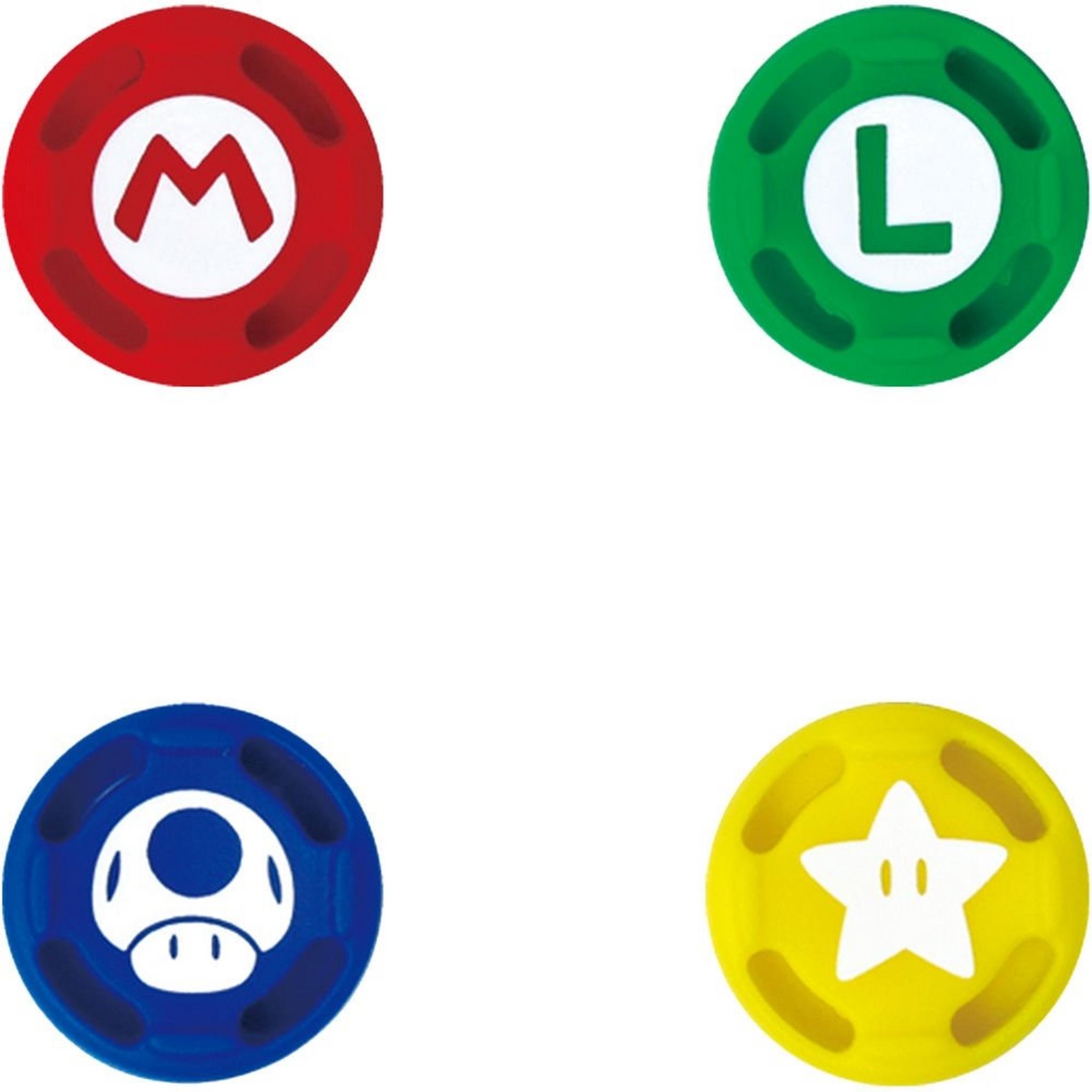 Hori Super Mario Analog Caps for Nintendo Switch (Set of 4)