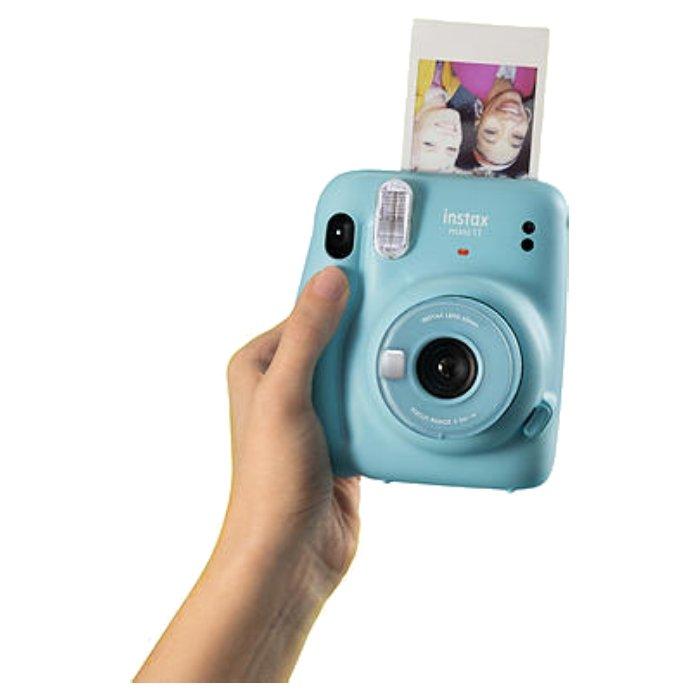 باقة كاميرا فوجي فيلم إنستاكس ميني 11 الفورية + اكسسوارات  – أزرق