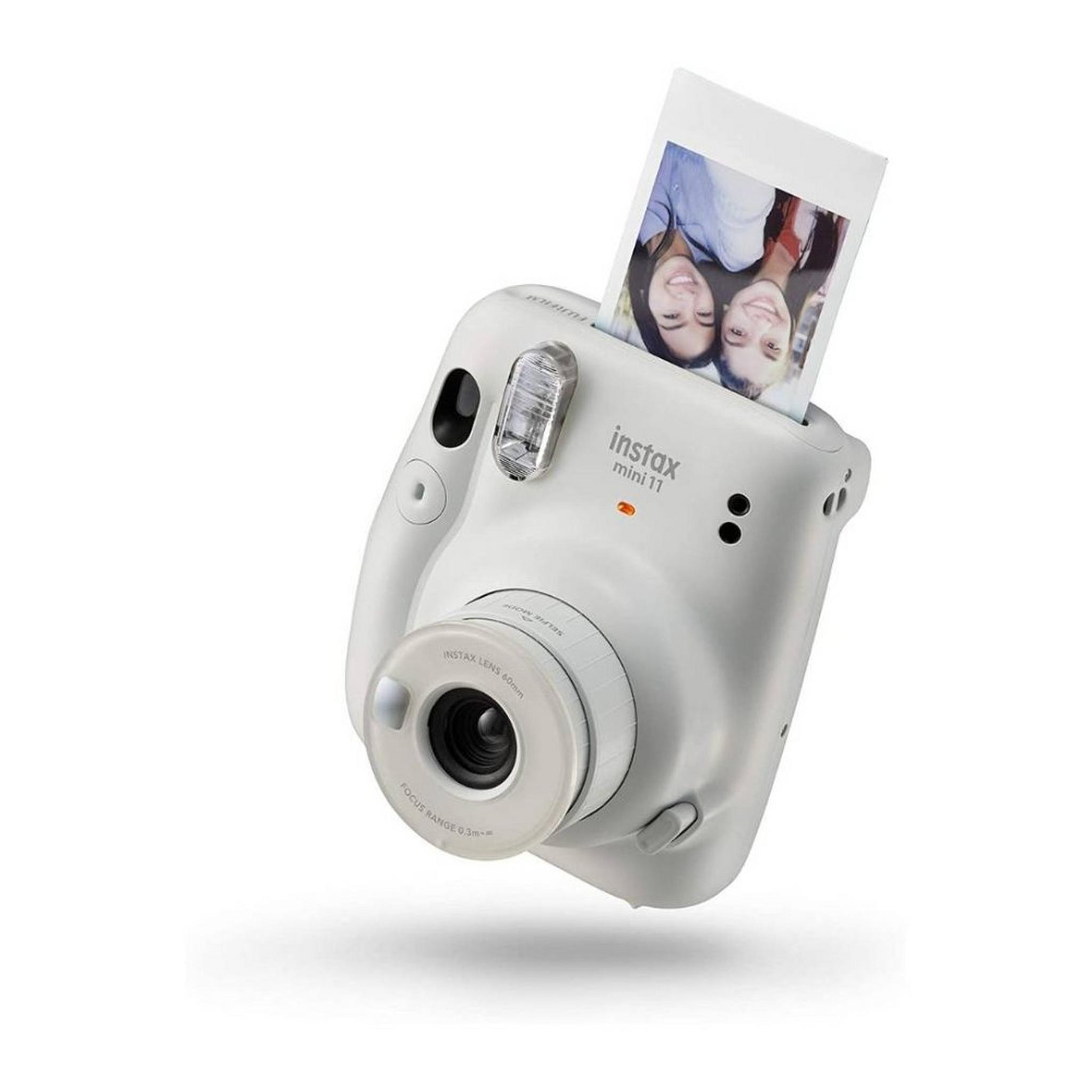 Fujifilm Instax Mini 11 Instant Film Camera with Accessories Bundle - White