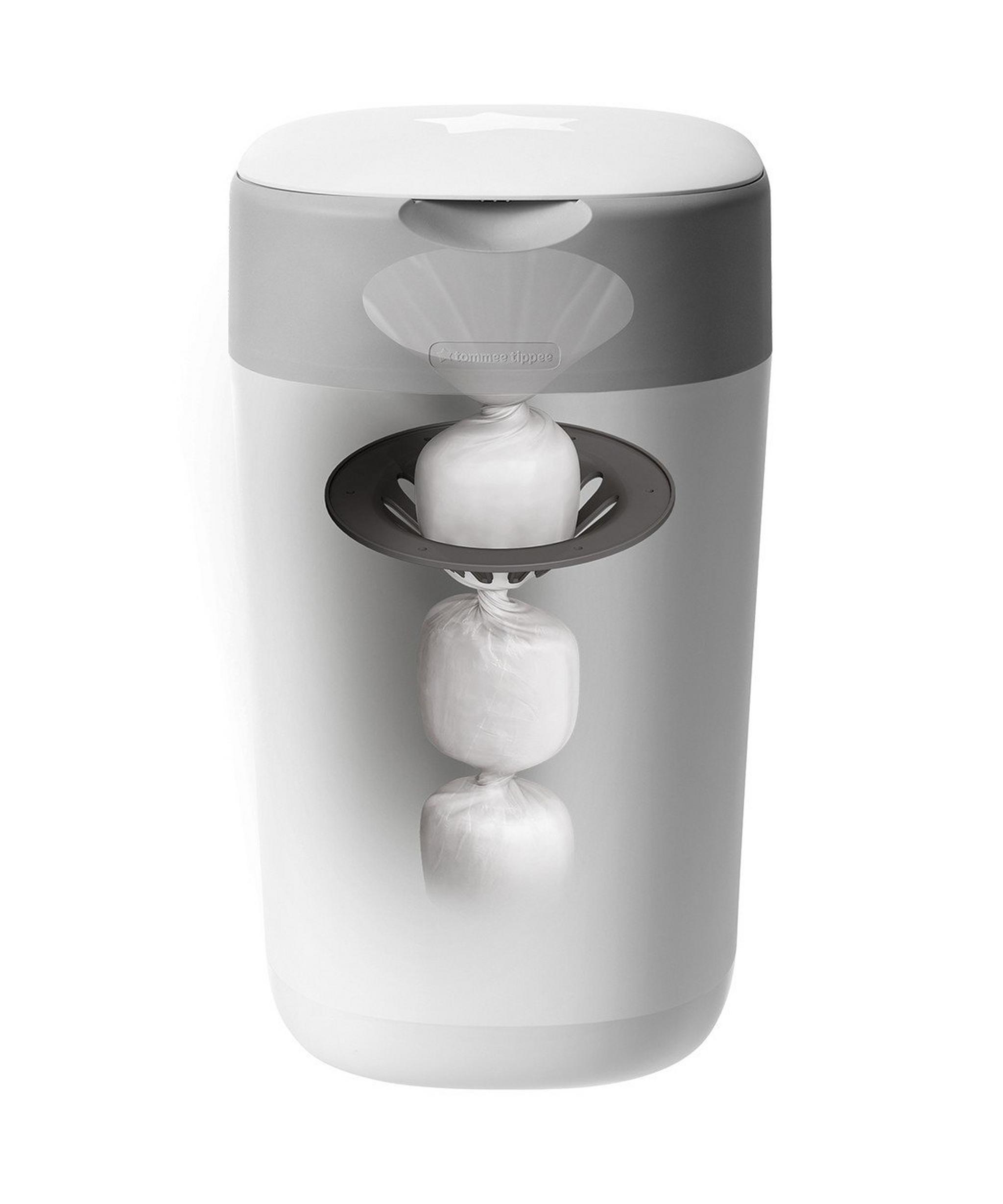 Tommee Tippee twist & Click Advanced Nappy Disposal Bin (TT85100101) - White