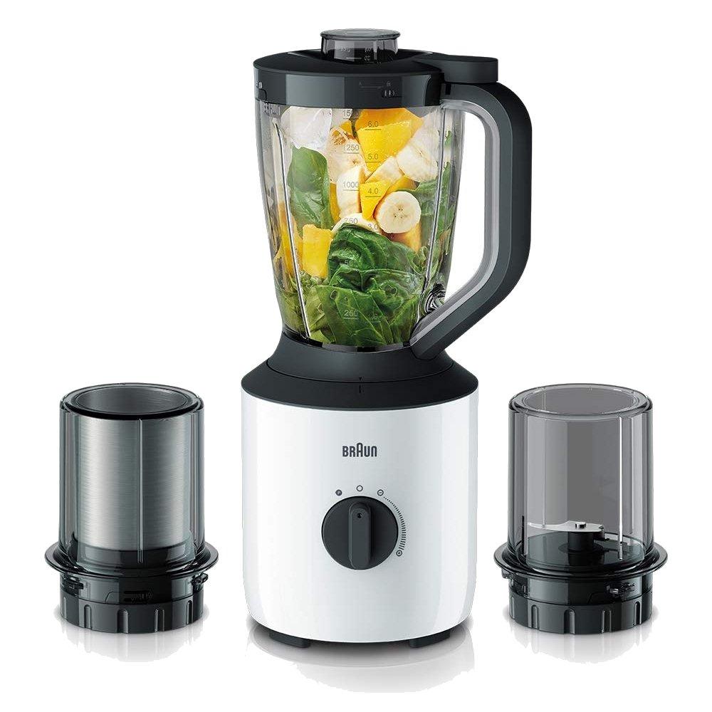 سعر Braun Blender 800W 2L (JB3123WH) في الكويت اكسايت الغانم