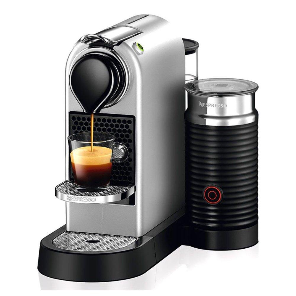 Nespresso Citiz & Milk Coffee Machine 1710W (C123SI) - Silver