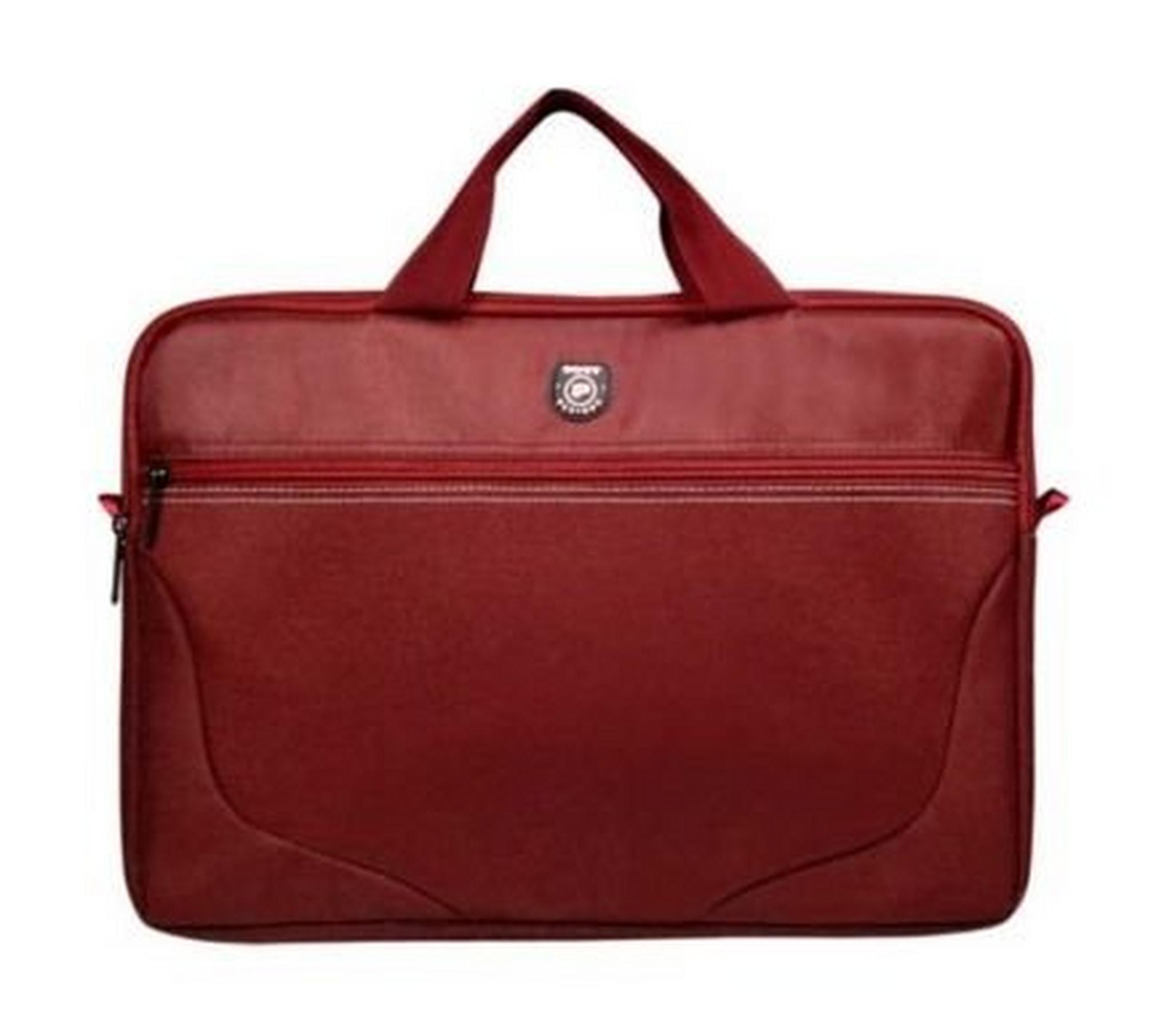 حقيبة اللابتوب بورت بولاريس مقاس 15 بوصة مع ماوس - أحمر