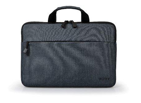 حقيبة اللابتوب بورت بليز مقاس 15.6 بوصة تحميل علوي - رمادي