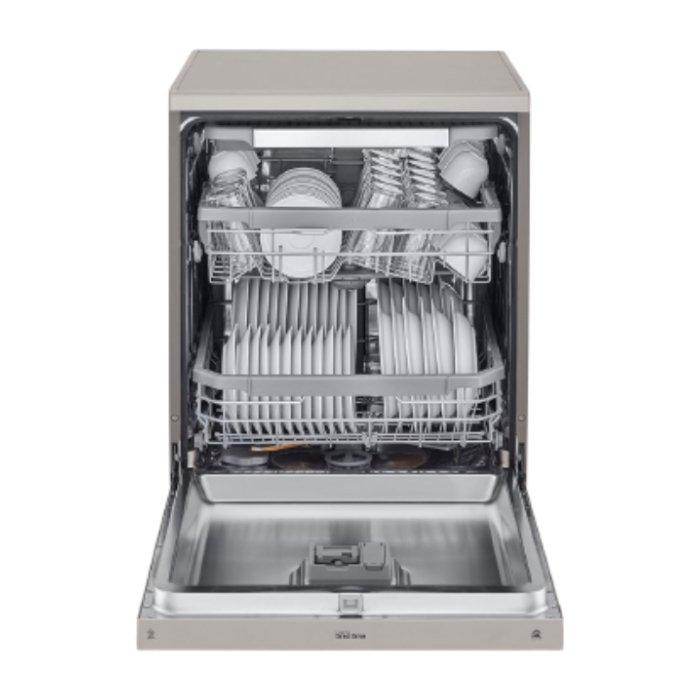 سعر LG 14 Place Quad Wash Dishwasher Silver (DFB415FP) في الكويت اكسايت