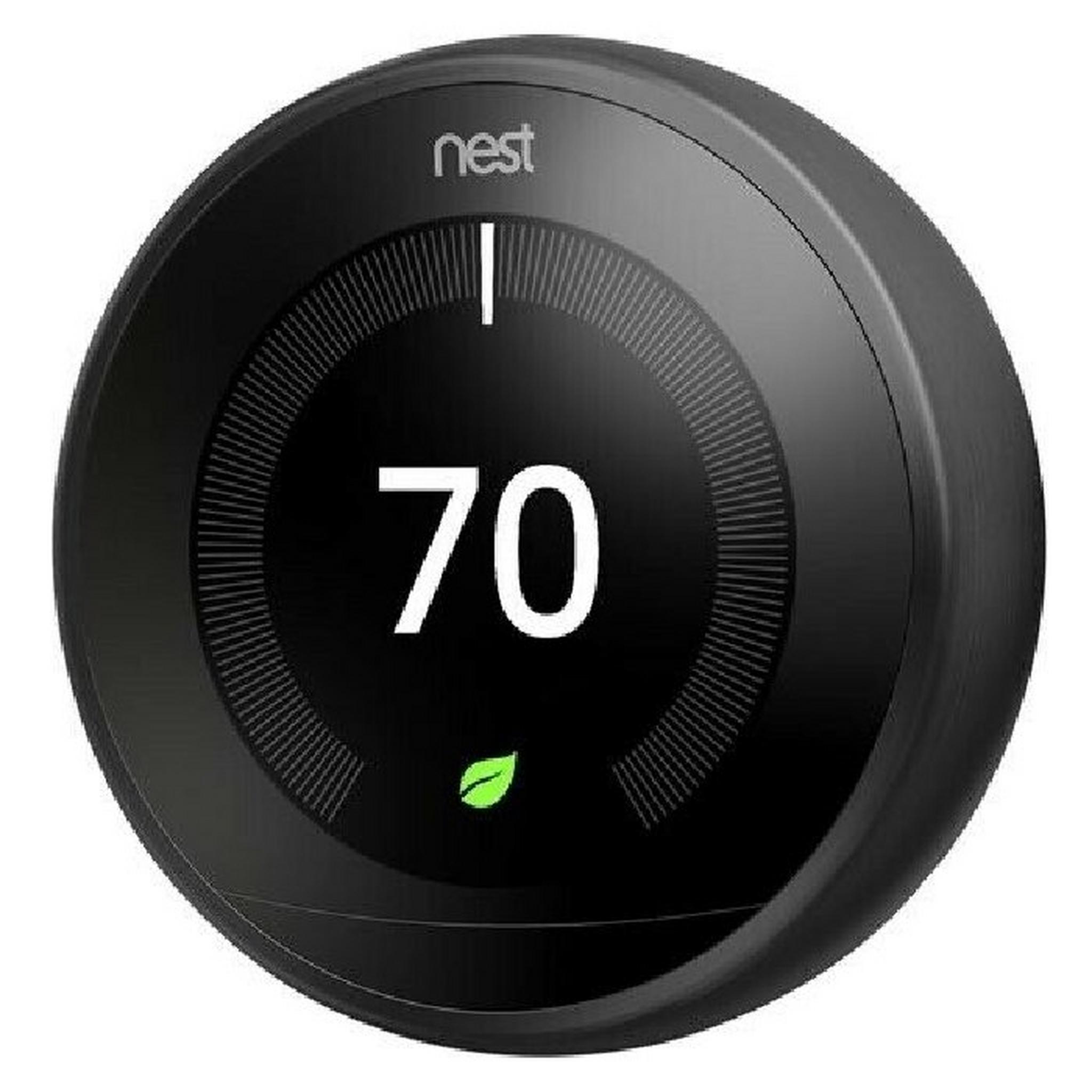 Google Nest Learning Thermostat 3rd Generation Smart Thermostat - Black