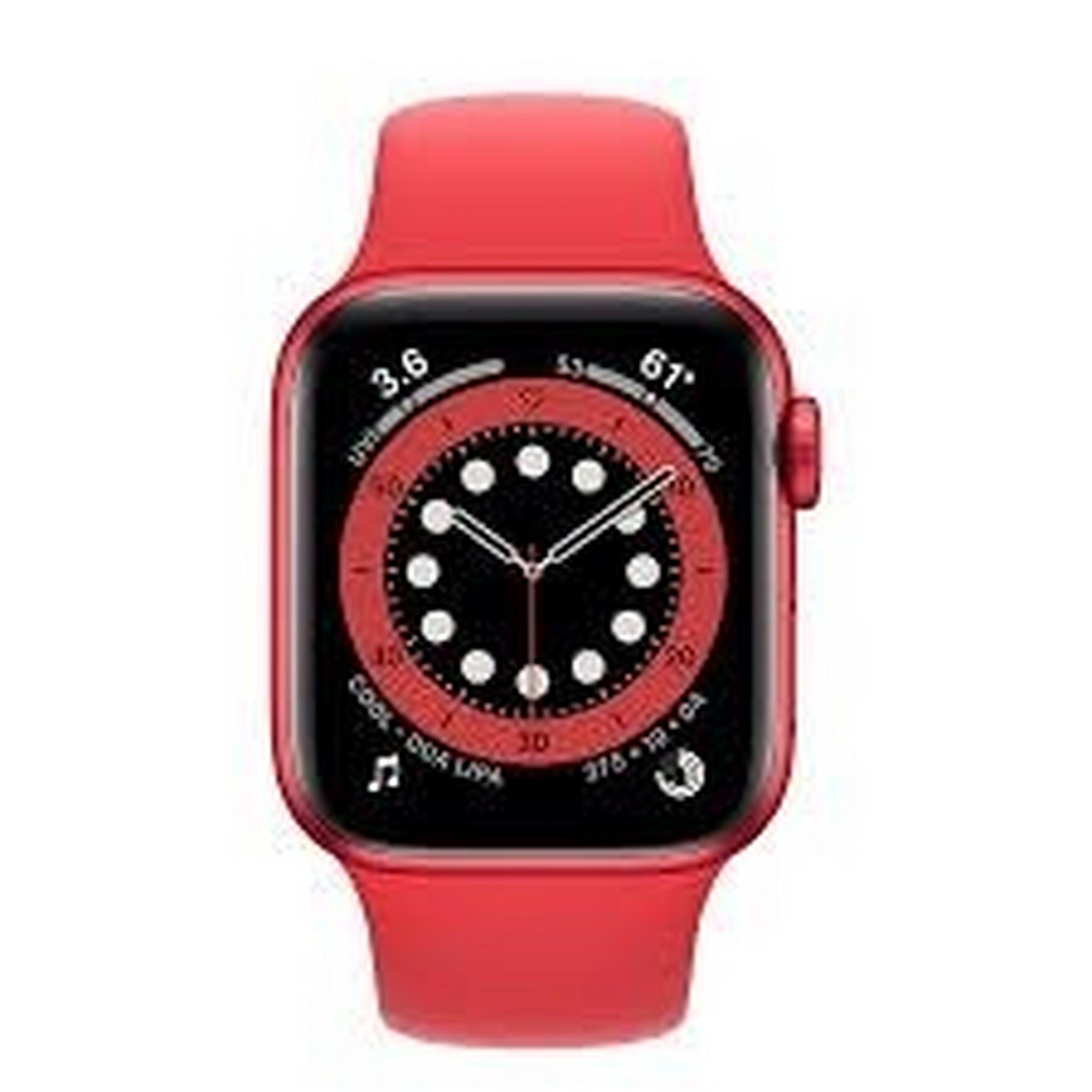 Apple Watch Series 6 GPS 40mm Aluminum Case Smart Watch - Red