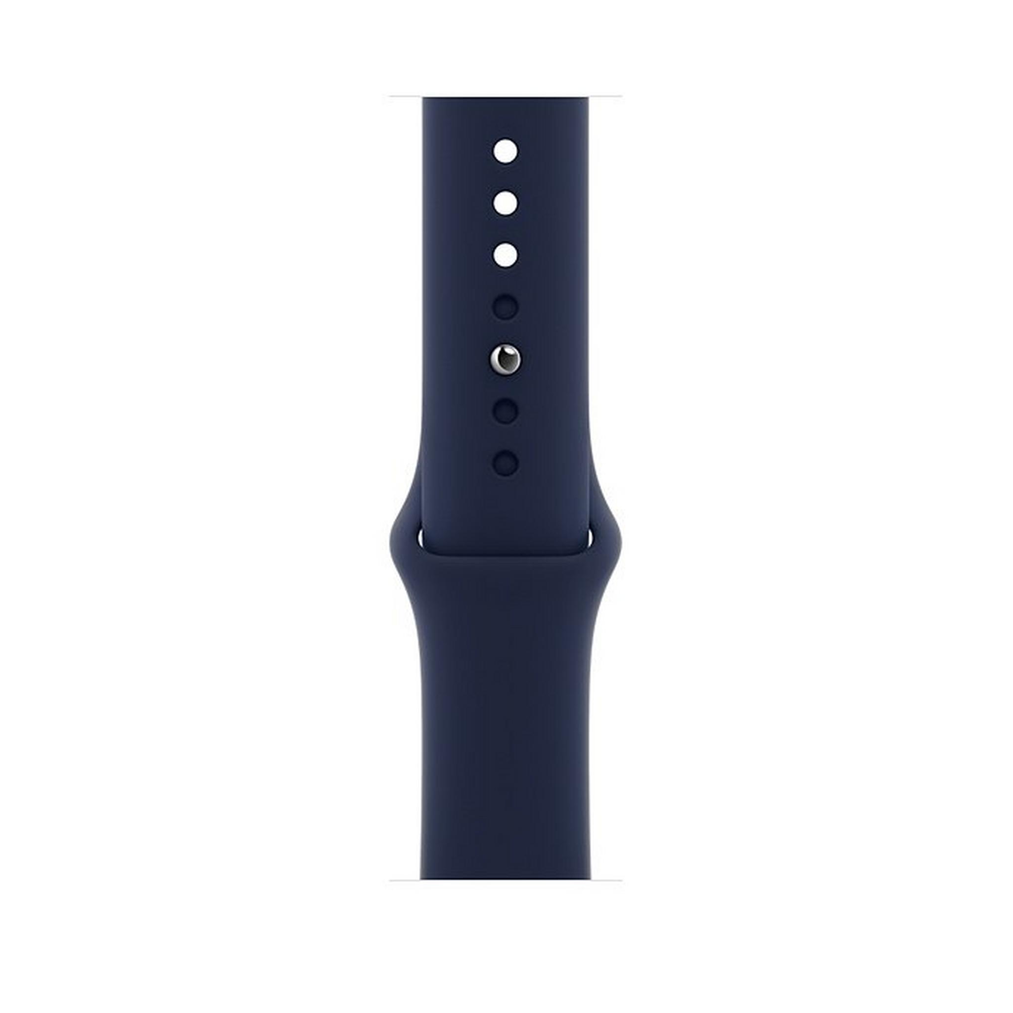 Apple Watch Series 6 GPS 44mm Aluminum Case Smart Watch - Blue/ Navy