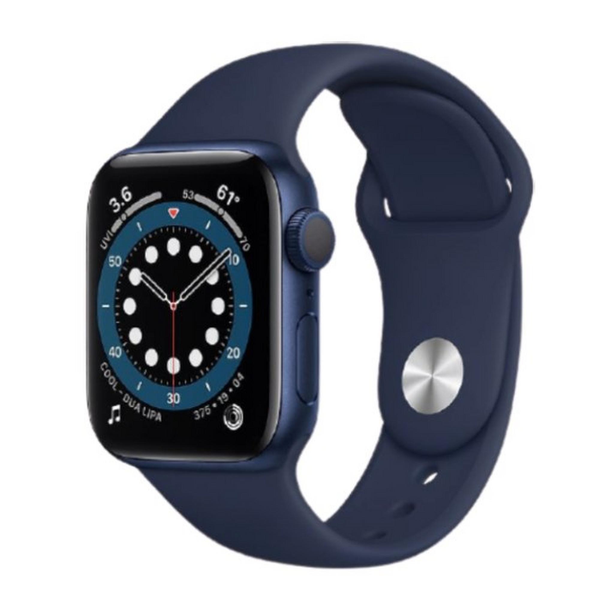Apple Watch Series 6 Cellular 40mm Aluminum Case Smart Watch - Blue / Navy