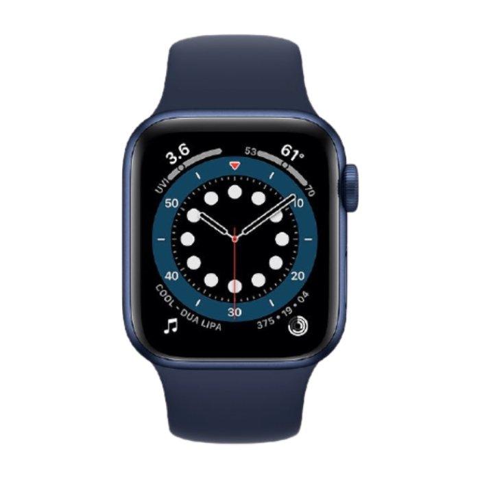 Apple Watch Series 6 Cellular 40mm Aluminum Case Smart Watch - Blue / Navy