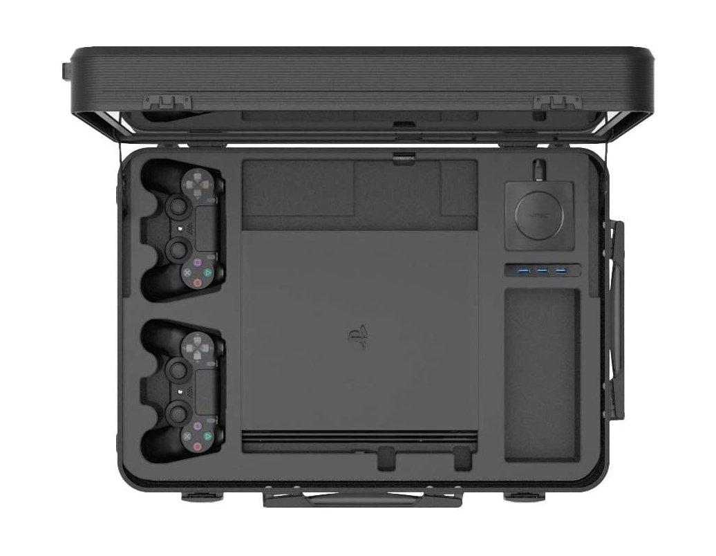 Indigaming Poga Pro Monitor with case for PS4 Slim - Black