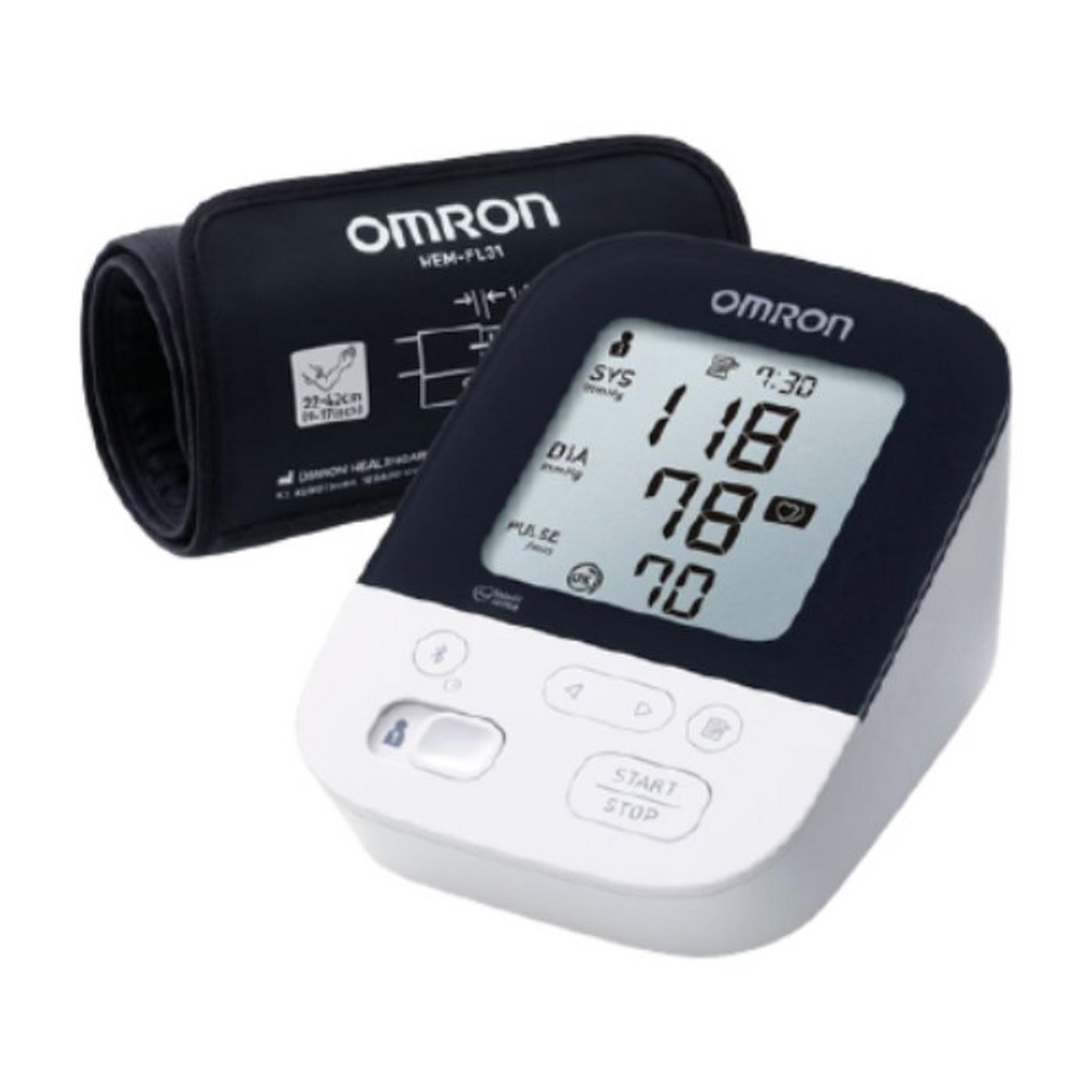 Omron M4 Intelli IT Upper Arm Blood Pressure Monitor (HEM-7155T-EBK)