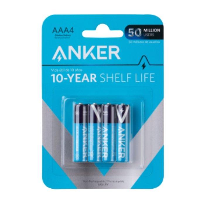 سعر Anker AAA Alkaline Batteries 4 Pack في الكويت اكسايت