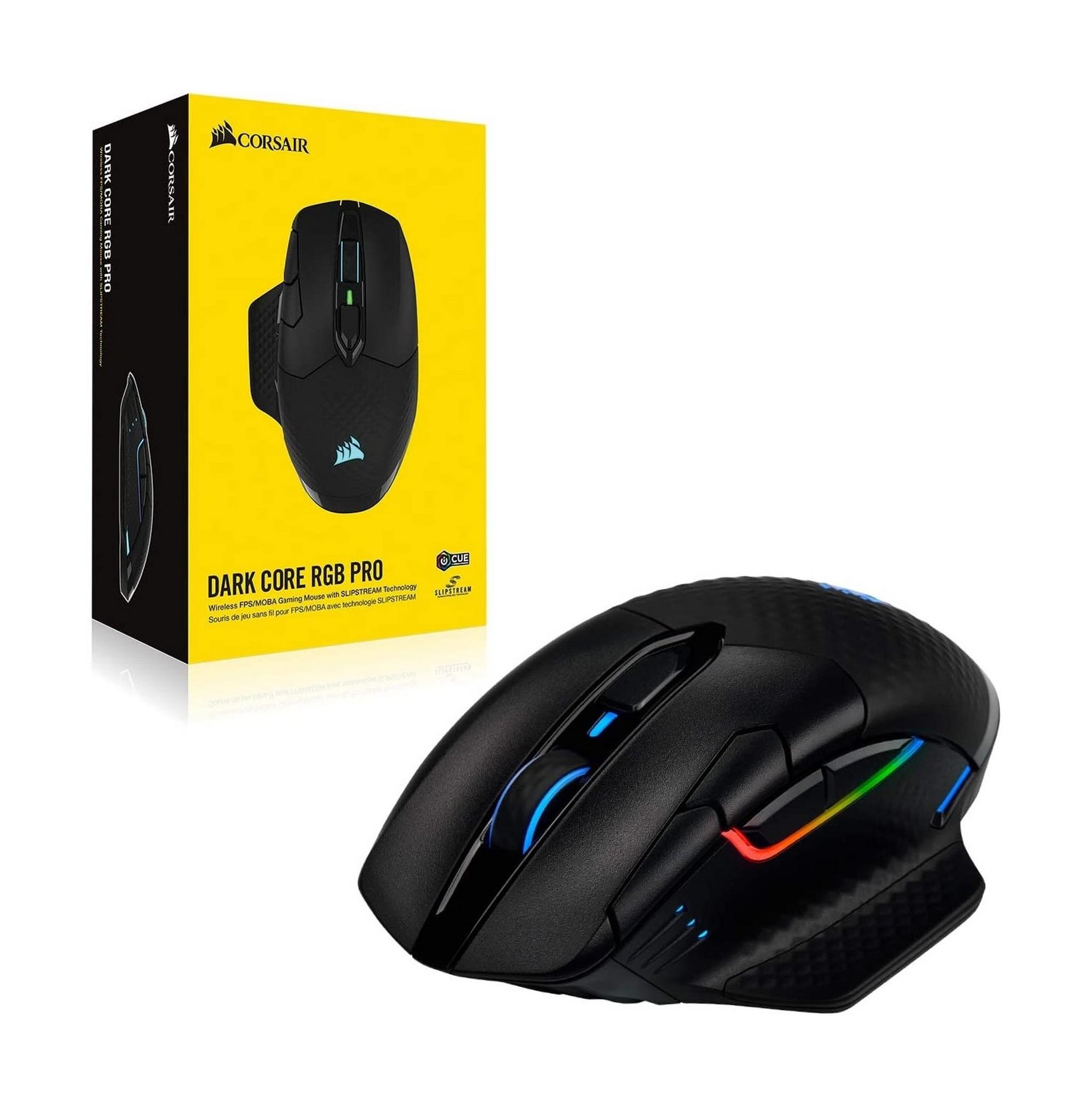 Corsair Dark Core RGB Pro Wireless Gaming Mouse - Black