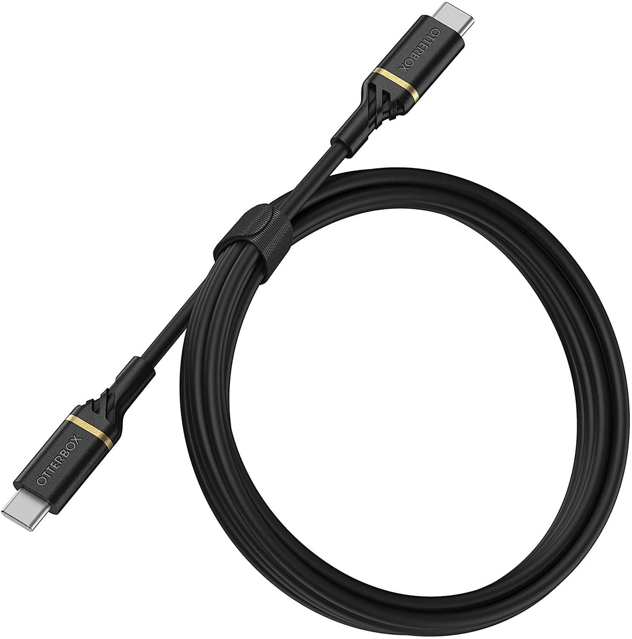 OtterBox UK Wall Charger Bundle USB-C 18W - USB-PD + Cable C-Lightning 1M - Black