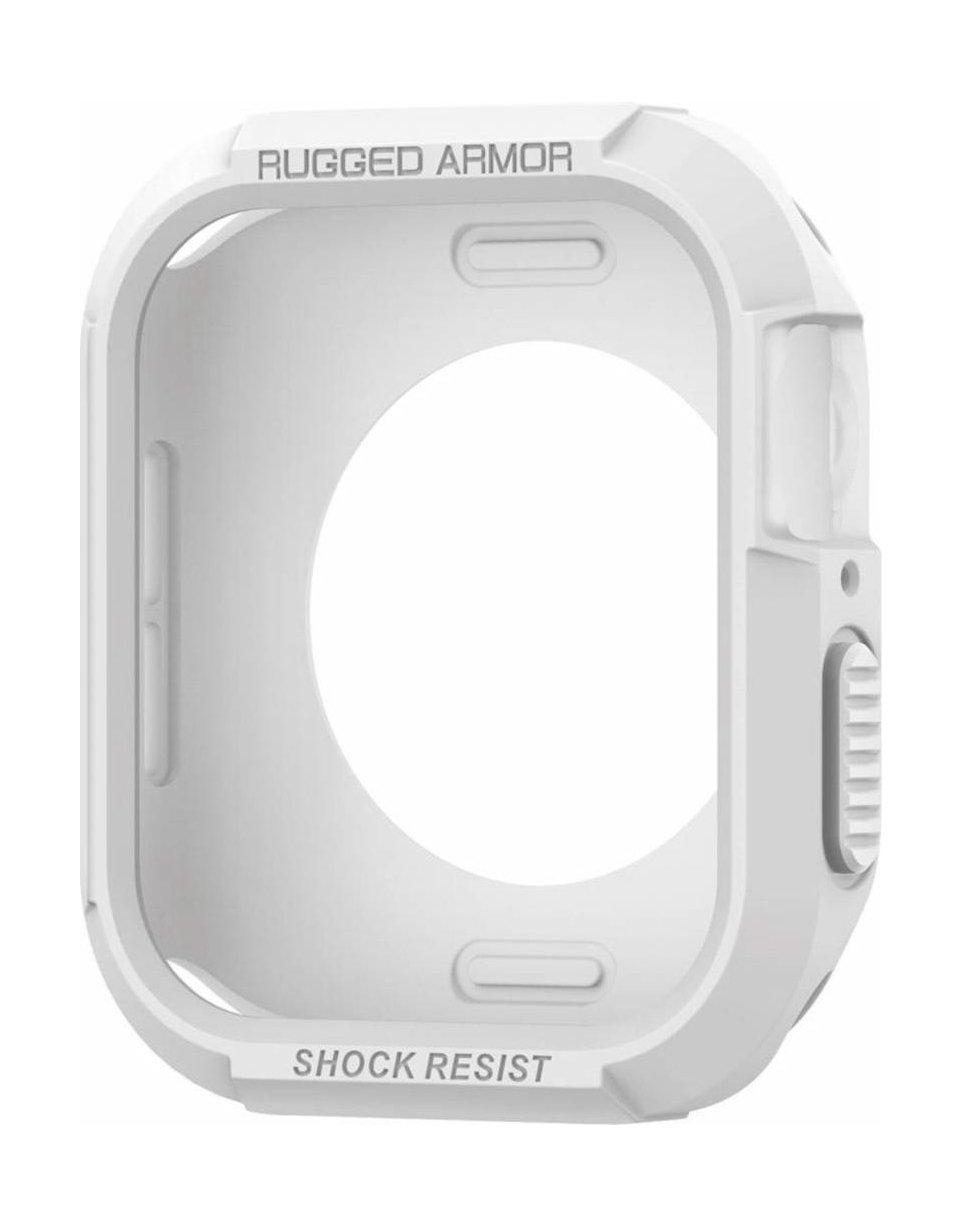 Buy Spigen apple watch series se/6 /5/ 4 44mm case rugged armor - white in Kuwait