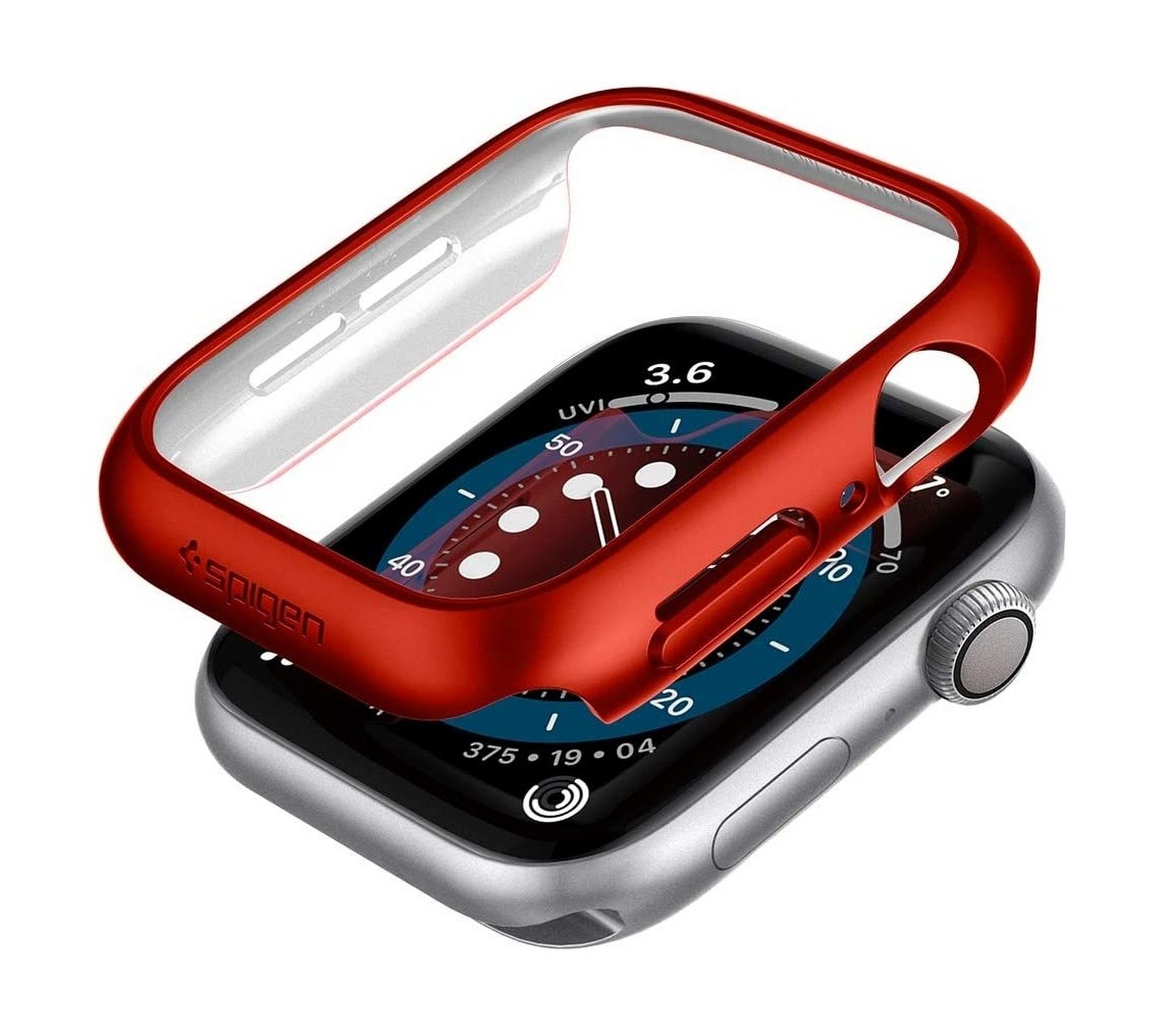 Spigen Thin Fit Apple Watch Series 6/SE/5/4 44mm Case - Red