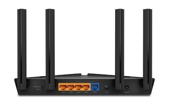 TP-Link Standard Router, Wi-Fi 6, Dual-Band, Archer AX10 - Black
