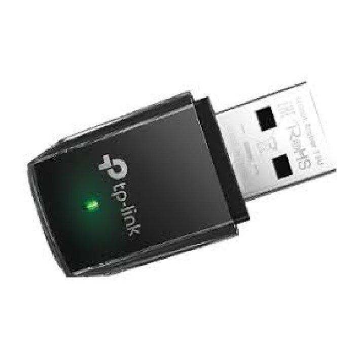 TP-Link USB WiFi Adapter, Wi-Fi 5, Dual-Band, Archer T3U - Black