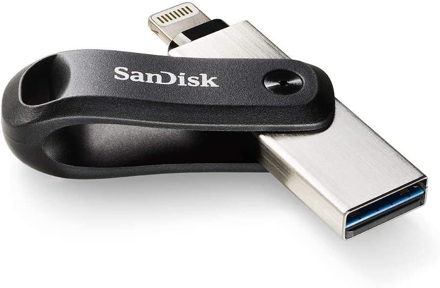 SanDisk 64GB iXpand Flash Drive Go for iPhone and iPad