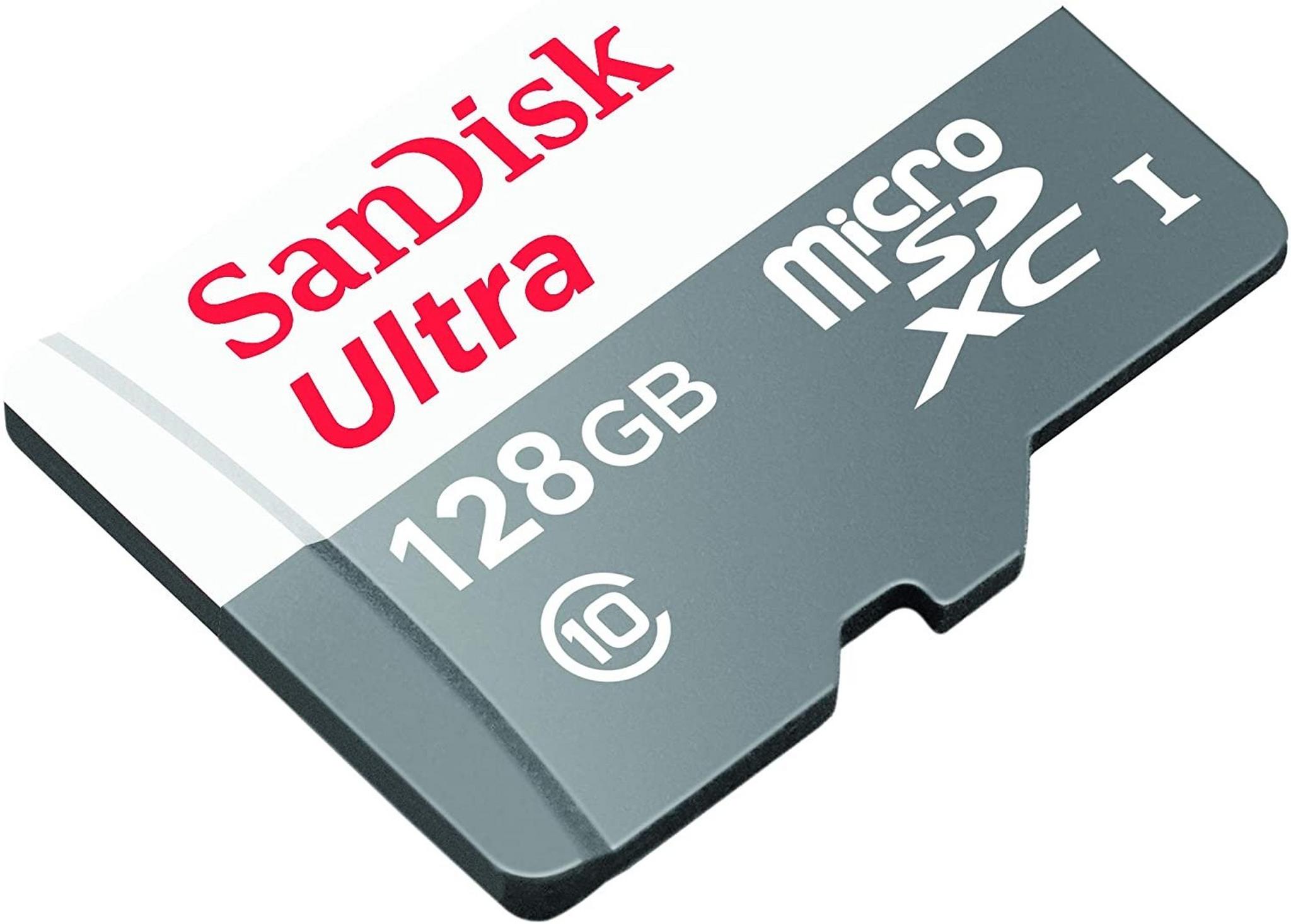 SanDisk 128GB Ultra MICROSDXC Memory Card UHS-1 100MB/S