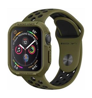 Buy Spigen apple watch series se/6 /5/ 4 44mm case rugged armor - green in Saudi Arabia