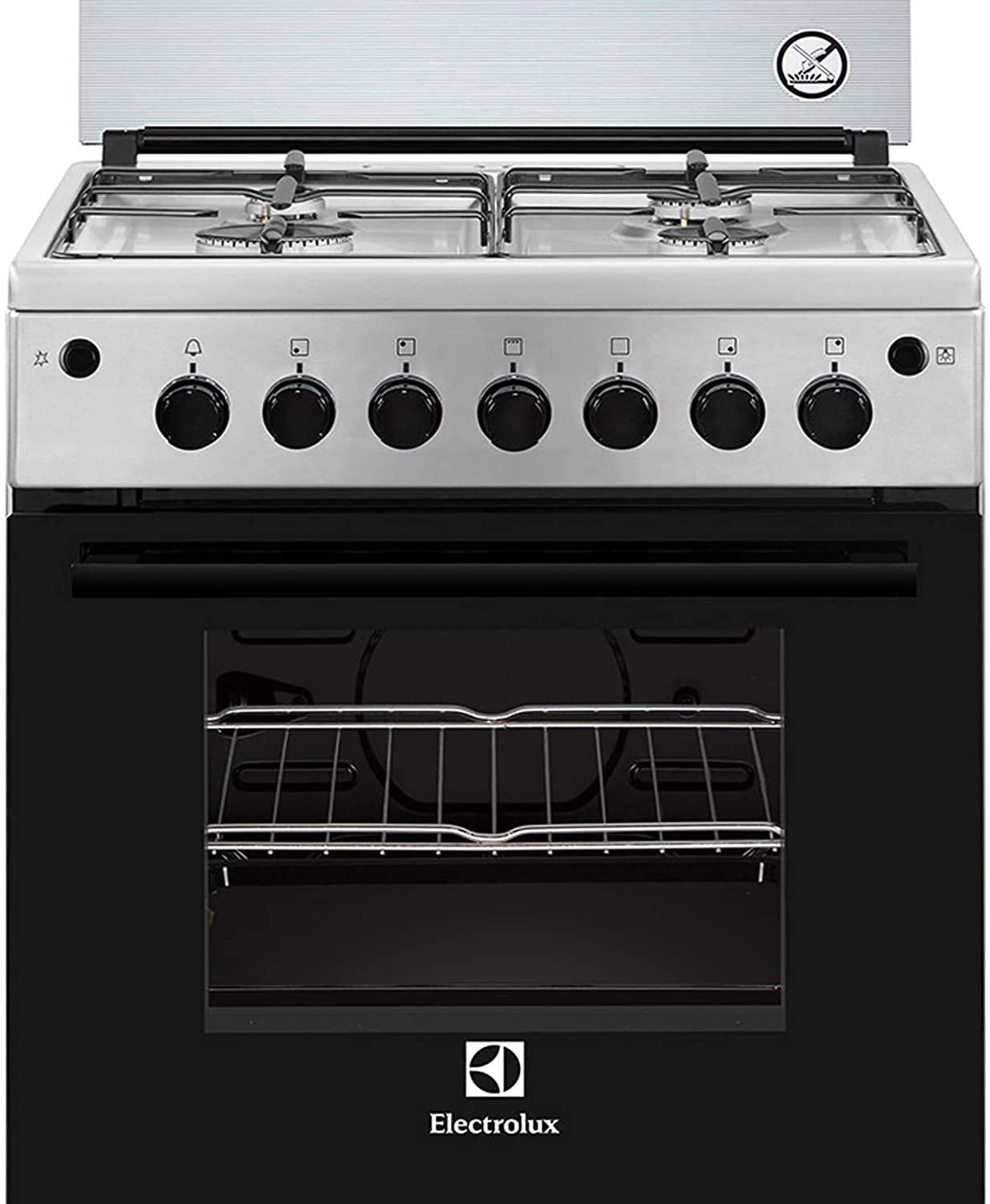 Electolux 4 Burners Gas Cooker, 60x60cm, EKG611A1OX