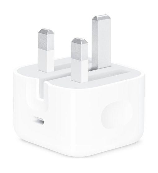 Buy Apple 20w usb-c power adapter, mhjf3b/a - white in Kuwait