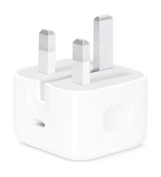 Buy Apple 20w usb-c power adapter, mhjf3b/a - white in Kuwait