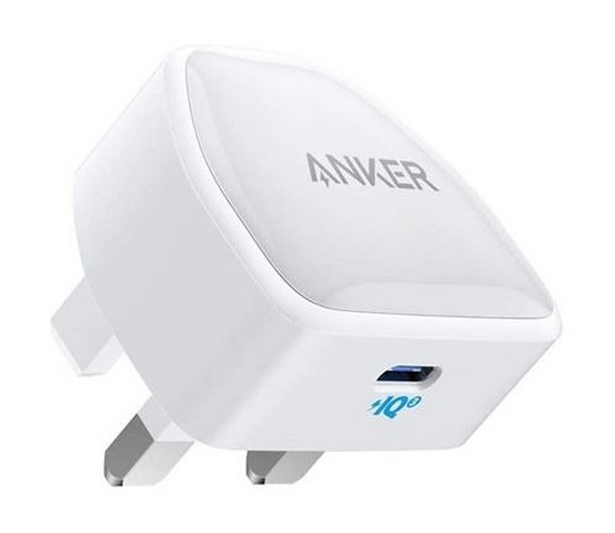 Anker PowerPort III Nano 20W USB-C Charger - White