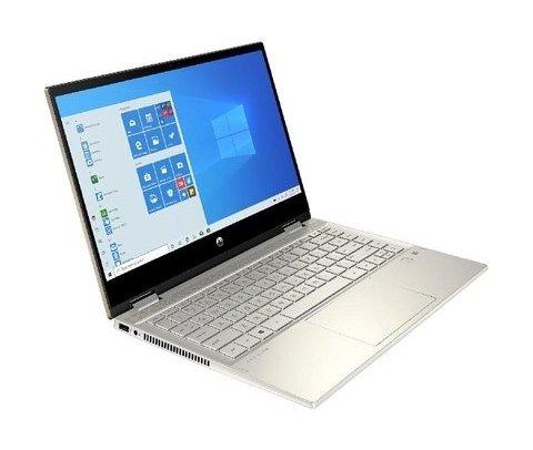 HP Pavilion x360 Intel Core i3 11th Gen. 4GB RAM 256GB SSD 14" Touch Convertible Laptop - Gold