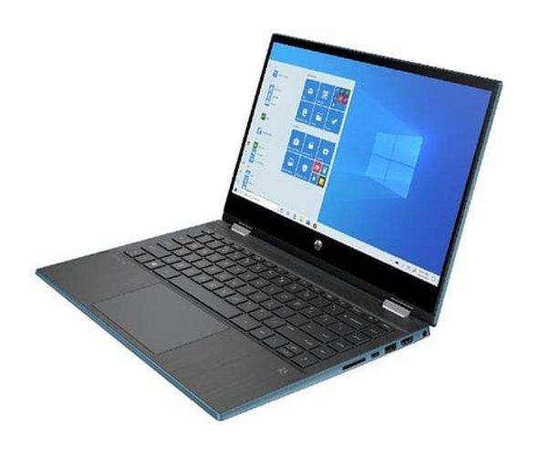 HP Pavilion x360 Intel Pentium 7505 4GB RAM 128GB SSD 14" Convertible Laptop - Teal