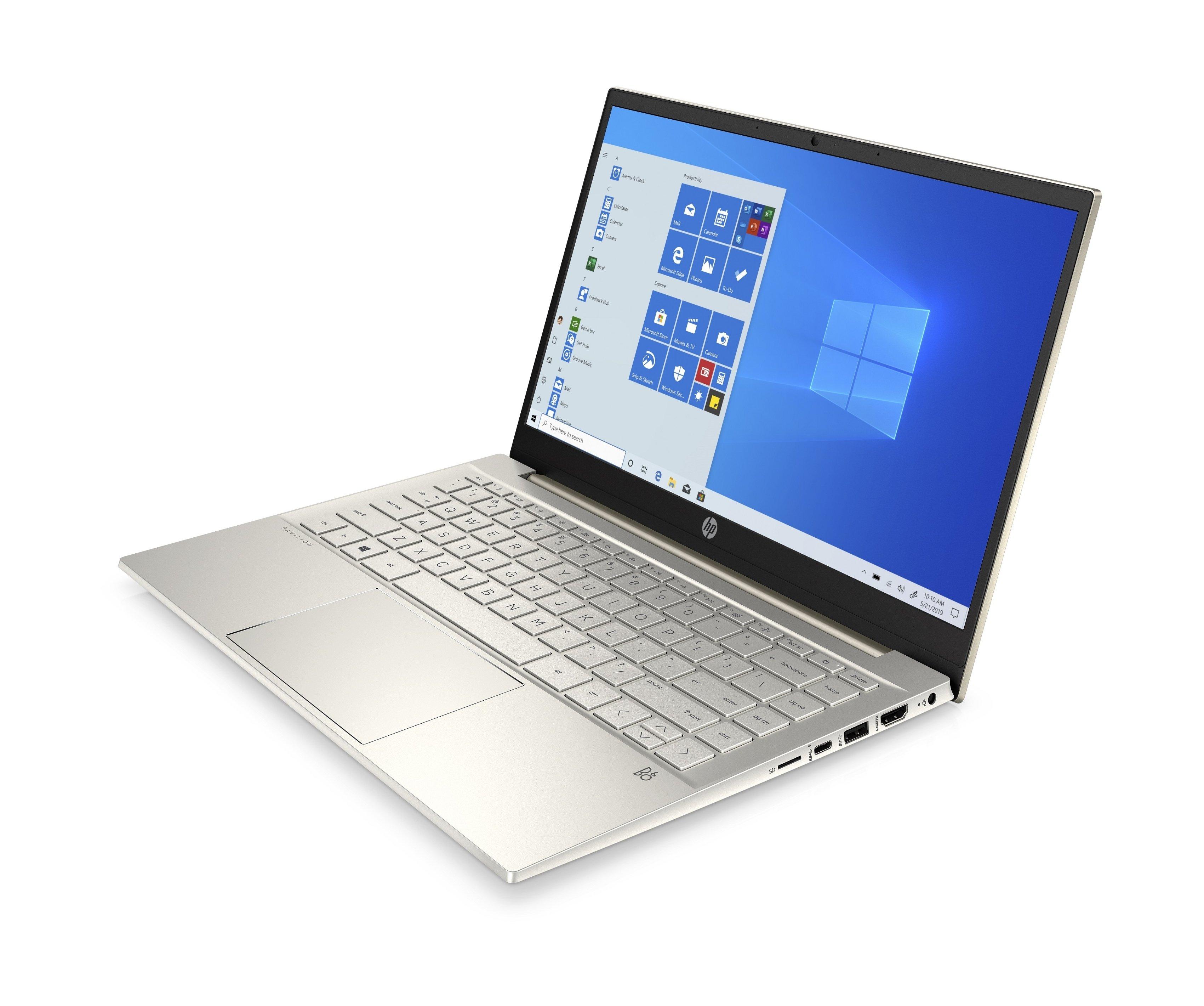 HP Pavillion 14 Intel Core i5 11th Gen. 8GB RAM 512 GB SSD 14" Laptop (14-DV0017NX) - Gold