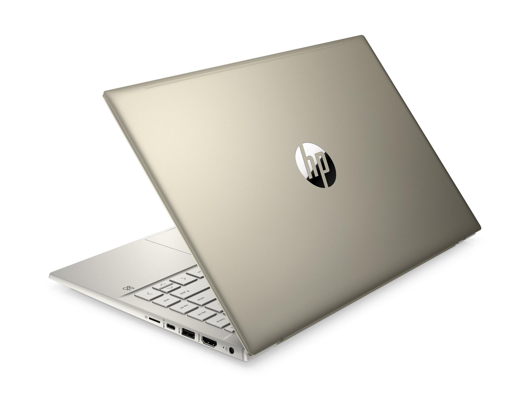 HP Pavillion 14 Intel Core i5 11th Gen. 8GB RAM 512 GB SSD 14" Laptop (14-DV0017NX) - Gold