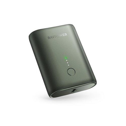 Ravpower 10000mAh PD+QC 2-Port 18W Power Bank (RP-PB194G) - Midnight Green