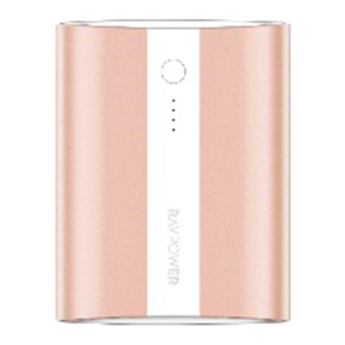 RAVPower 10000mAh PD+QC 2-Port 18W Power Bank - Metallic Pink