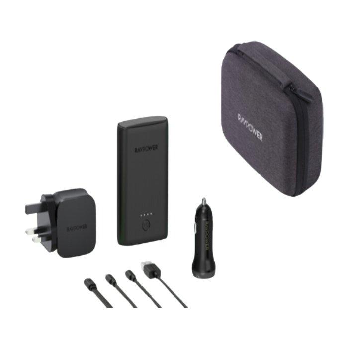 RAVPower 6in1 Portable Charger Combo (RP-PB210) - Black