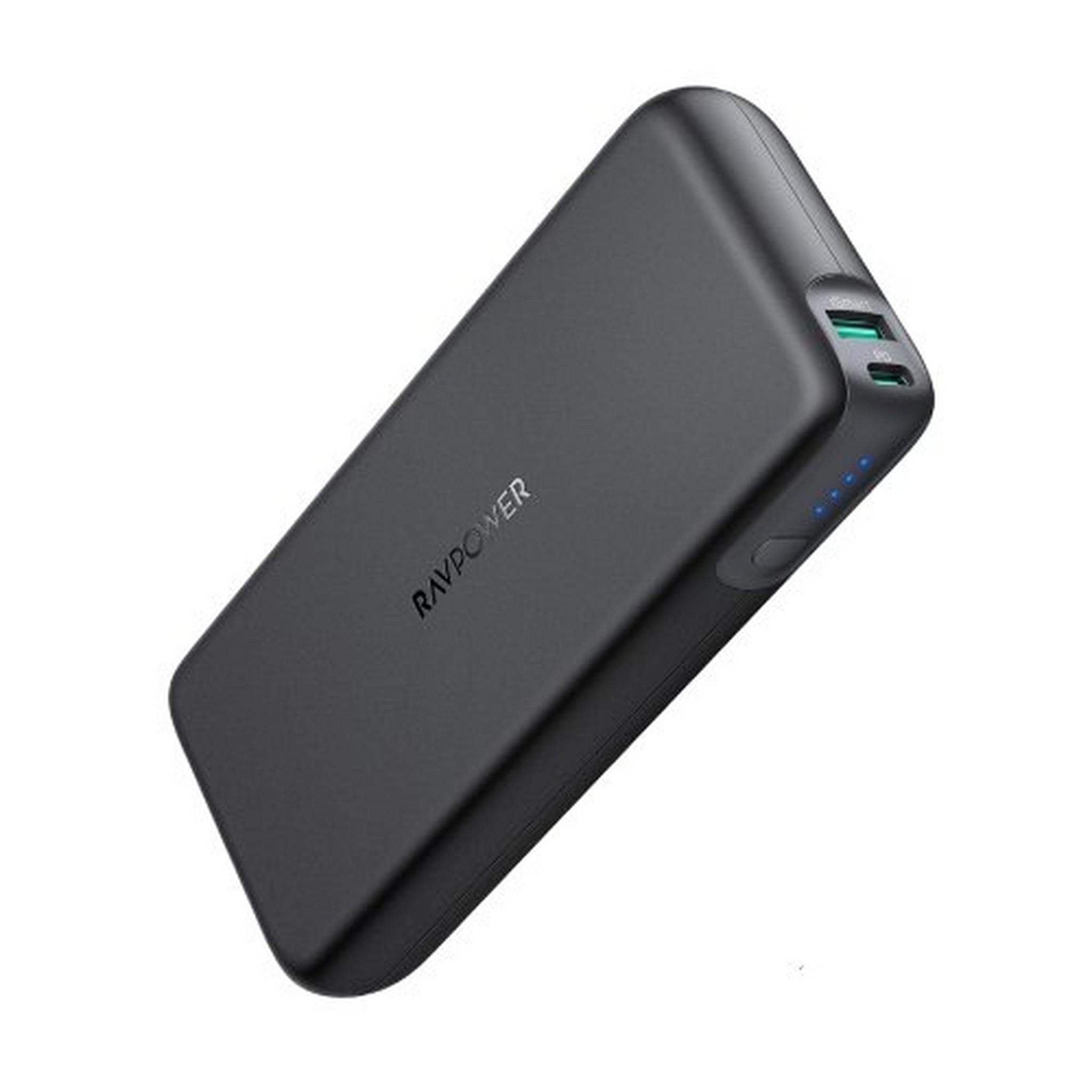 RAVPower PD Pioneer 20000mAh 60W 2-Port Portable Charger - Black
