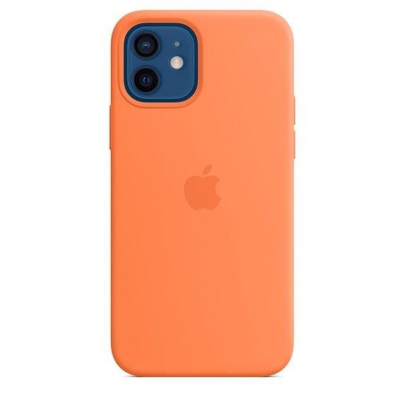 Apple Silicone Case with MagSafe For iPhone 12\12 Pro – Kumquat (MHKY3ZE/A)