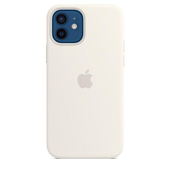 Apple Silicone Case with MagSafe For iPhone 12\12 Pro – White (MHL53ZE/A)