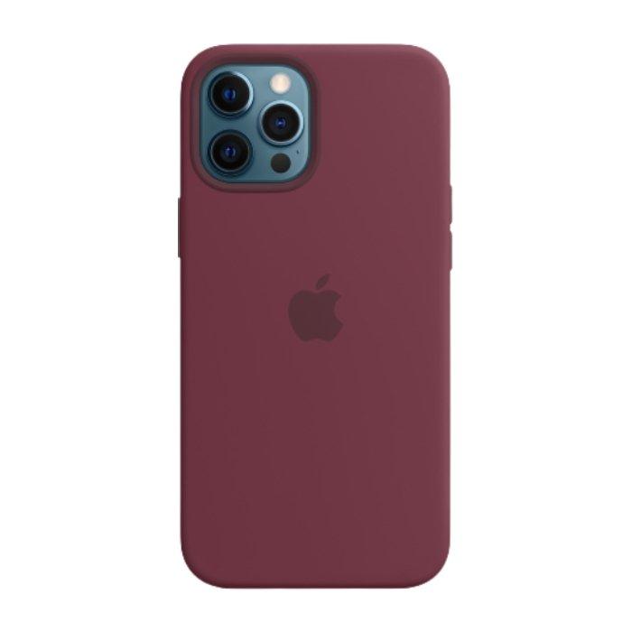 Apple iPhone 12 Pro Max MagSafe Silicone Case - Plum