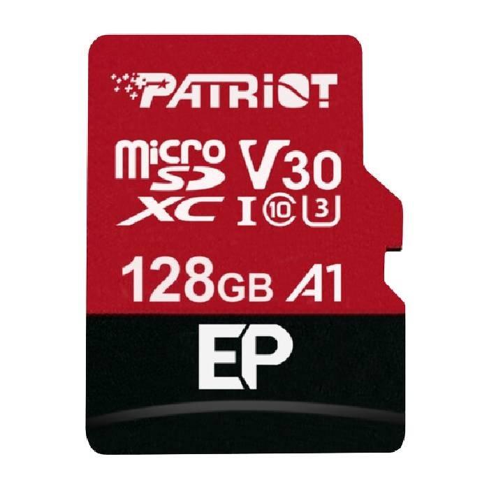 Patriot 128GB EP Series UHS-I microSDXC Memory Card with SD Adapter